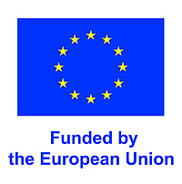 Logo der Europäischen Union über dem Text "Funded by the European Union"